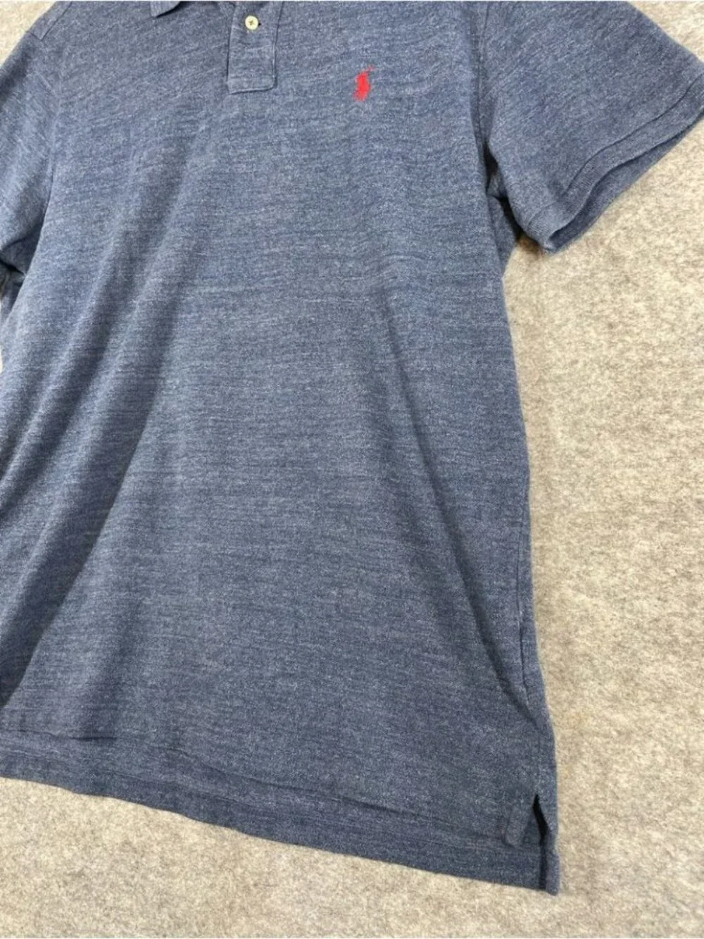 Polo Ralph Lauren Custom Slim Fit Polo Shirt Blue XL Classic Casual Golf